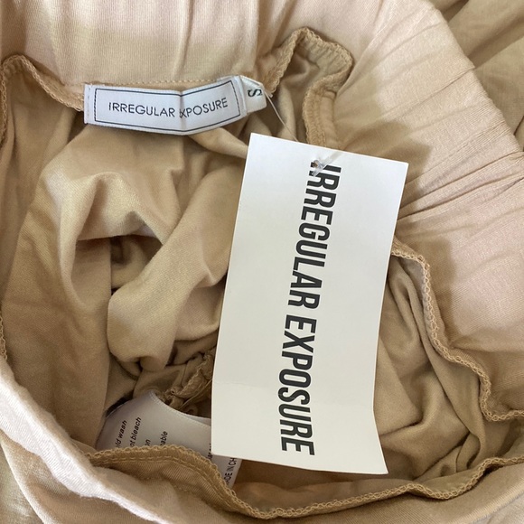 Irregular Exposure Two Piece Nude Set - Picture 5 of 5